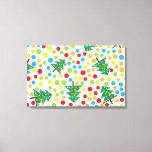 Weihnachtsbaumstruktur Leinwanddruck