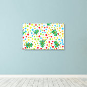 Weihnachtsbaumstruktur Leinwanddruck (Insitu (Holzboden))