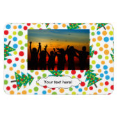 Weihnachtsbaumstruktur Magnet (Horizontal)