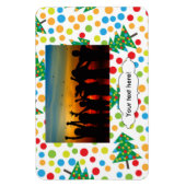 Weihnachtsbaumstruktur Magnet (Vertikal)