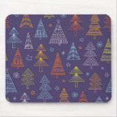 Weihnachtsbaumstruktur Mousepad (Vorne)