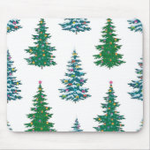 Weihnachtsbaumstruktur Mousepad (Vorne)
