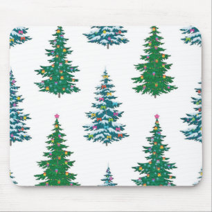 Weihnachtsbaumstruktur Mousepad