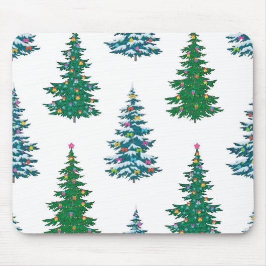Weihnachtsbaumstruktur Mousepad (Vorne)