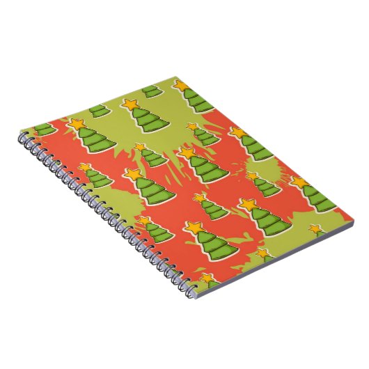 Weihnachtsbaumstruktur Notizblock (Rechte Seite)