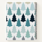 Weihnachtsbaumstruktur Notizblock (Rückseite)