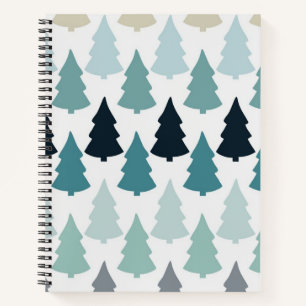 Weihnachtsbaumstruktur Notizblock