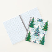 Weihnachtsbaumstruktur Notizblock (Innenseite)