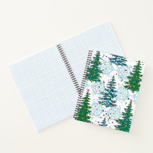 Weihnachtsbaumstruktur Notizblock (Innenseite)