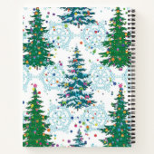 Weihnachtsbaumstruktur Notizblock (Rückseite)