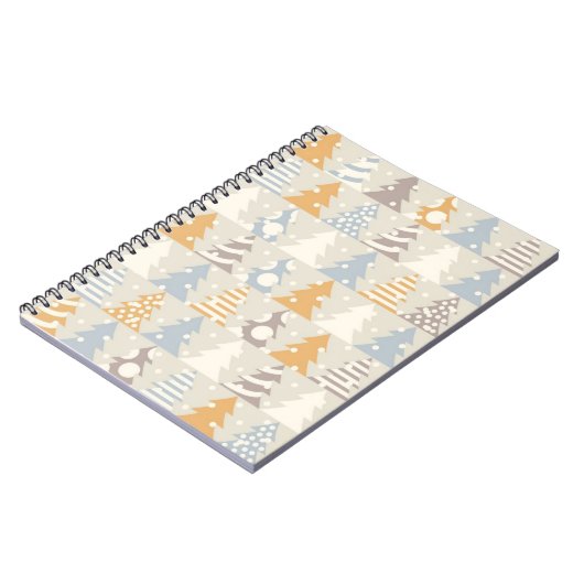 Weihnachtsbaumstruktur Notizblock (Linke Seite)