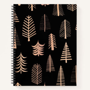 Weihnachtsbaumstruktur Notizblock