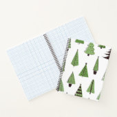 Weihnachtsbaumstruktur Notizblock (Innenseite)