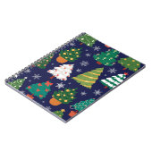 Weihnachtsbaumstruktur Notizblock (Linke Seite)