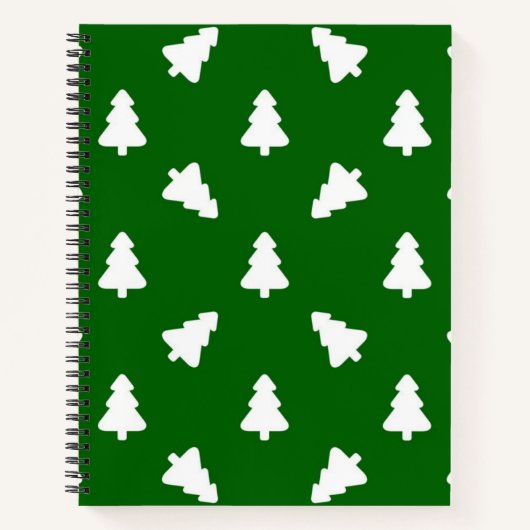 Weihnachtsbaumstruktur Notizblock (Vorderseite)