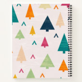 Weihnachtsbaumstruktur Notizblock (Rückseite)