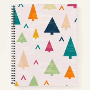 Weihnachtsbaumstruktur Notizblock