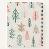 Weihnachtsbaumstruktur Notizblock (Rückseite)
