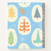Weihnachtsbaumstruktur Notizblock (Rückseite)