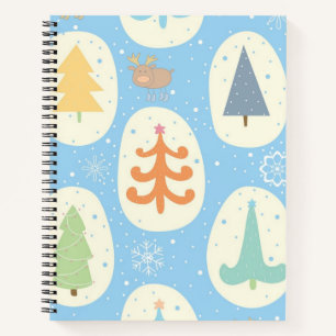 Weihnachtsbaumstruktur Notizblock