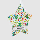 Weihnachtsbaumstruktur Ornament (Vorderseite)