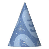 Weihnachtsbaumstruktur Partyhütchen (Links)