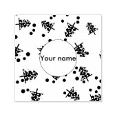 Weihnachtsbaumstruktur Permastempel (Design)