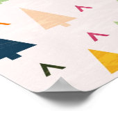 Weihnachtsbaumstruktur Poster (Ecke)