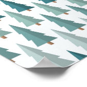 Weihnachtsbaumstruktur Poster (Ecke)