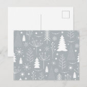 Weihnachtsbaumstruktur Postkarte (Vorne/Hinten)