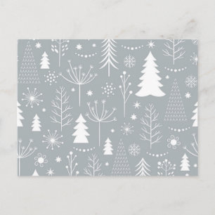 Weihnachtsbaumstruktur Postkarte