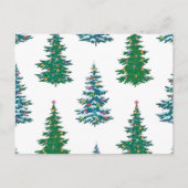Weihnachtsbaumstruktur Postkarte (Vorderseite)