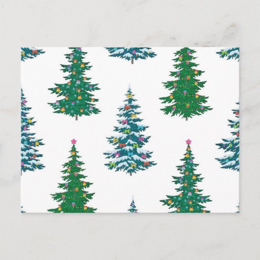 Weihnachtsbaumstruktur Postkarte (Vorderseite)