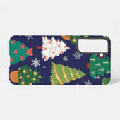 Weihnachtsbaumstruktur Samsung Galaxy Hülle (Rückseite (Horizontal))