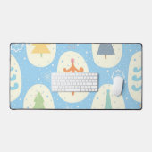 Weihnachtsbaumstruktur Schreibtischunterlage (Tastatur & Maus)