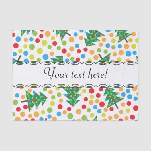 Weihnachtsbaumstruktur Seidenpapier (Vorderseite)