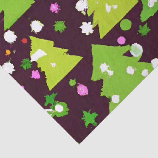 Weihnachtsbaumstruktur Seidenpapier (Detail)