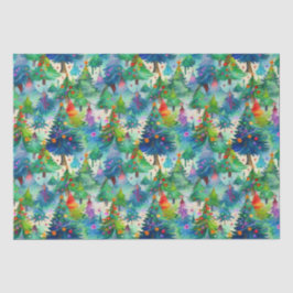 Weihnachtsbaumstruktur Seidenpapier