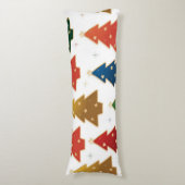 Weihnachtsbaumstruktur Seitenschläferkissen (Vorderseite Vertikal)