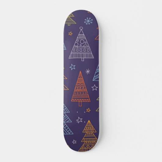 Weihnachtsbaumstruktur Skateboard (Vorne)