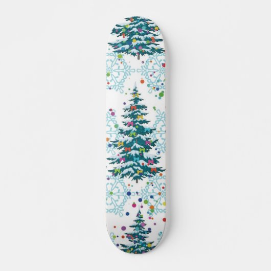 Weihnachtsbaumstruktur Skateboard (Vorne)