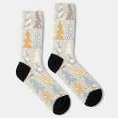 Weihnachtsbaumstruktur Socken (Rechts)