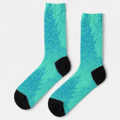 Weihnachtsbaumstruktur Socken (Linkes Detail)