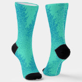 Weihnachtsbaumstruktur Socken (Gewinkelt)