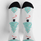 Weihnachtsbaumstruktur Socken (Oben)