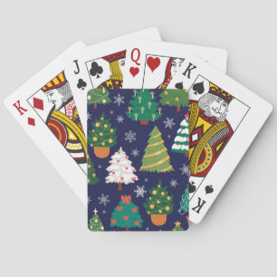 Weihnachtsbaumstruktur Spielkarten