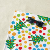 Weihnachtsbaumstruktur Strandtuch (Beispiel)