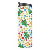 Weihnachtsbaumstruktur Thermosbecher (Nach rechts gedreht)