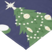 Weihnachtsbaumstruktur Tischdecke (Schrägansicht)