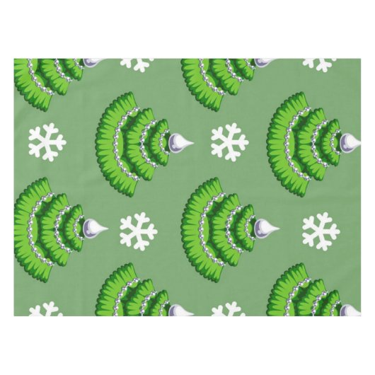 Weihnachtsbaumstruktur Tischdecke (Vorderseite (Horizontal))